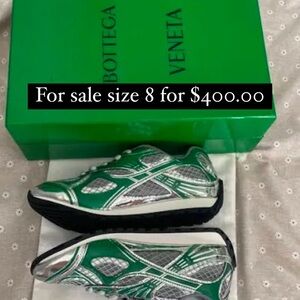 Bottega Veneta Green Sneakers